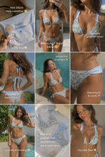 Load image into Gallery viewer, Sunshine Bloom Gingham Floral Bikini Set | Shy + Vibe