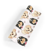 Load image into Gallery viewer, Lhasa Apso Puppy Wrapping Paper Roll — Cute Dog Gift Wrap