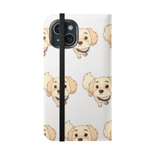 Load image into Gallery viewer, Cute Golden Doodle Pattern Flip Phone Case — Doggy Wallet Cover