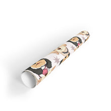 Load image into Gallery viewer, Lhasa Apso Puppy Wrapping Paper Roll — Cute Dog Gift Wrap