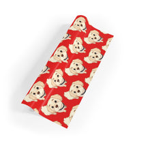 Load image into Gallery viewer, Dog Christmas Wrapping Paper Roll — Red Holiday Gift Wrap