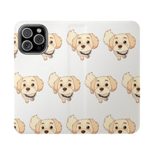 Load image into Gallery viewer, Cute Golden Doodle Pattern Flip Phone Case — Doggy Wallet Cover