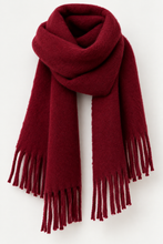Load image into Gallery viewer, Autumn Burgundy Scarf