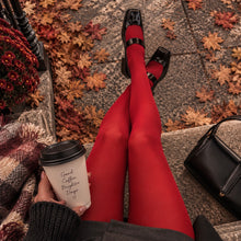 Load image into Gallery viewer, RUBY Red Autumn tights